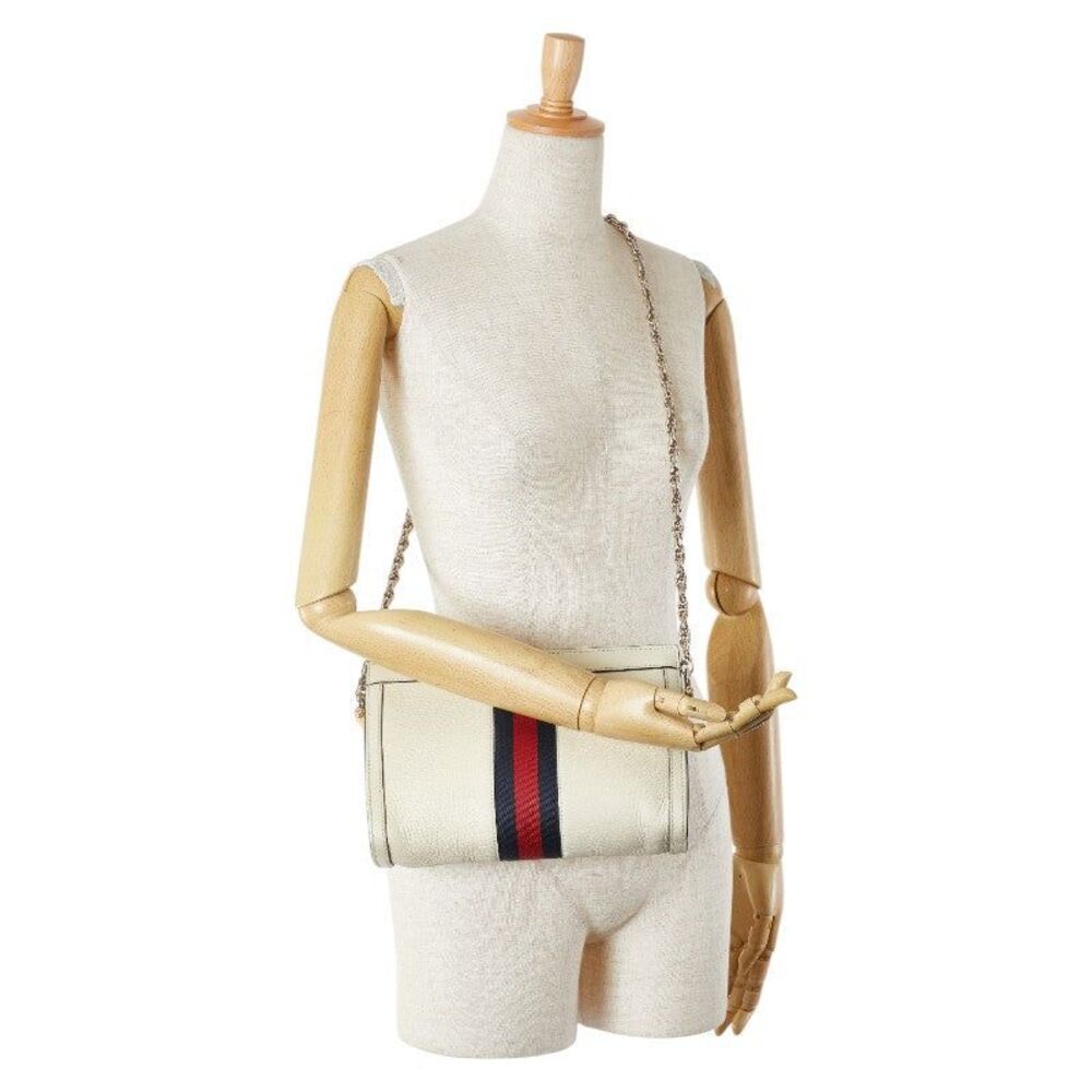 Gucci Ophidia Shearling Line Leather Shoulder Bag 503877 - Picture 7 of 7